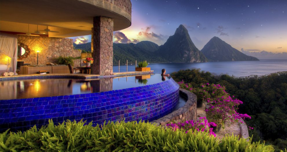 Jade Mountain Resort - St Lucia is in second number of my suggested list of Luxury Beach Resorts in the Caribbean
