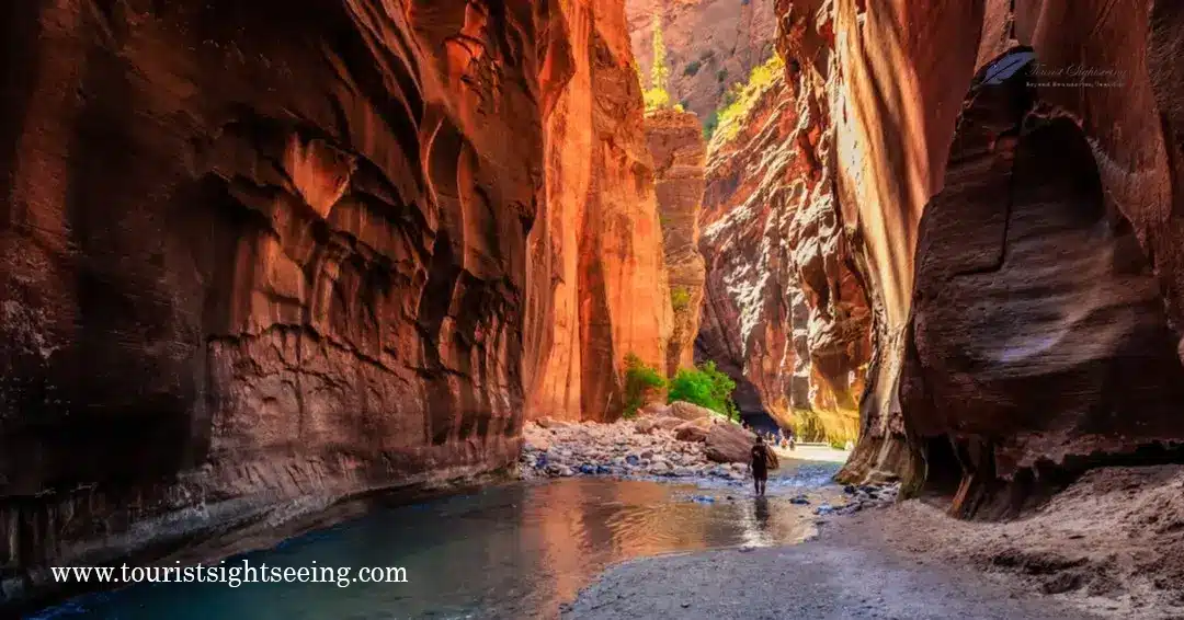The Narrows - Zion National Park is also theplace for best hikes in Utah